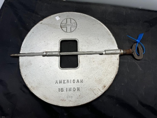 Griswold 18in Stove pipe damper wow