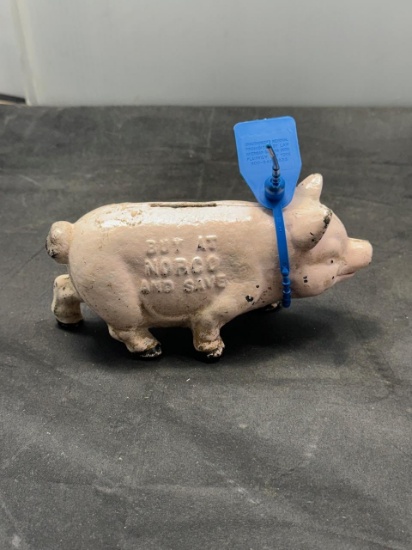 Cast Iron bank Norco foundry