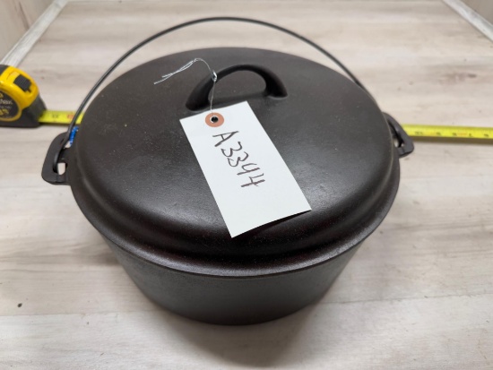 Iron Mountain by Griswold no. 10 Cast Iron Dutch Oven w/ lid