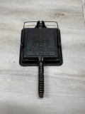American No. 11 Square Griswold Waffle Maker w/ low base