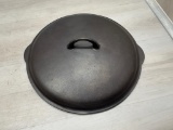 Griswold No. 12 Cast Iron Skillet Cover w/ Large Block logo