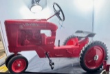 Scale Model Farmall B Pedal Tractor nice