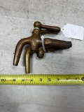 TWO McKENNA BROS. BRASS Co. EARLY BARREL FAUCETS Ca:1900-30