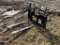 (Inv.43585) AGROTK Model SSCPF48-6600-WFF Skid Loader Pallet Forks Attachment, 3 Ton Capacity