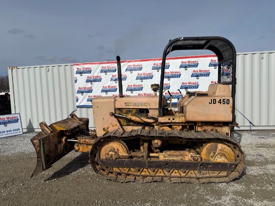 (Inv.42338) John Deere 450 Dozer SN# 063536T, Has Some Steering Issues, Starts and Runs