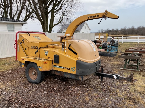 (Inv.42609) Vermeer BC1400 Chipper., 7130 Hrs., Diesel - ready to work