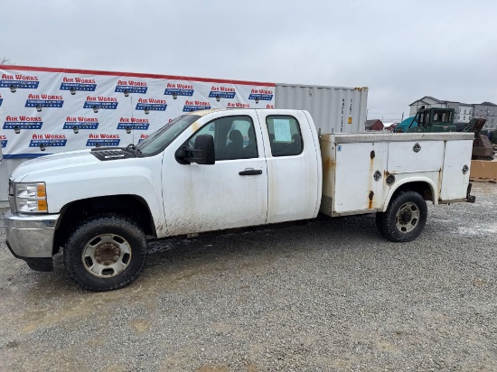 (Inv.42806)2013 Chevrolet Silverado Pickup Truck, VIN # 1GB2CVCG1DZ278952, Service Bed, 221,000 Mile