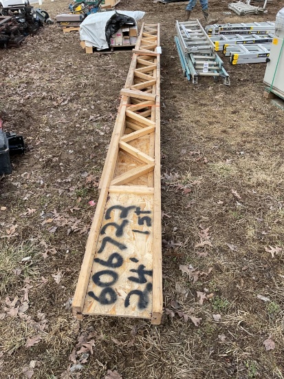 Lot Of Floor Trusses, Various Length, Longest Is 40' Long