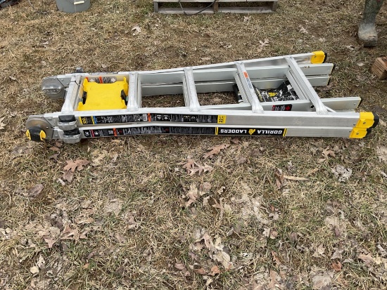 Unused Gorilla Ladder, 22' Max Reach Multi Position, 300 Lbs. Capacity