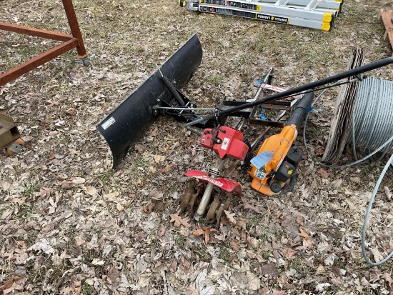 Mantis Tiller, Agri-Fab Garden Tractor Blade, Poulan Pro Blower