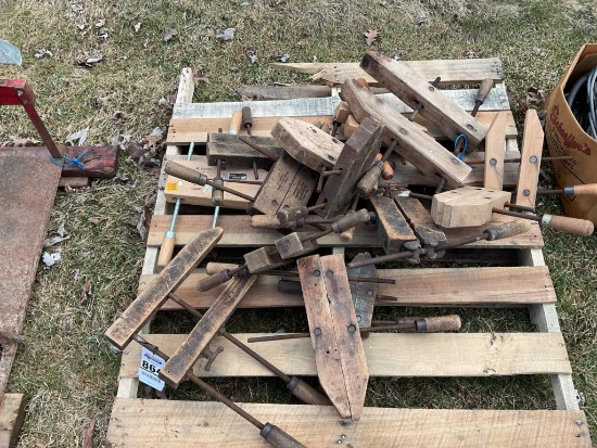 Pallet Lot, Wooden Clamps