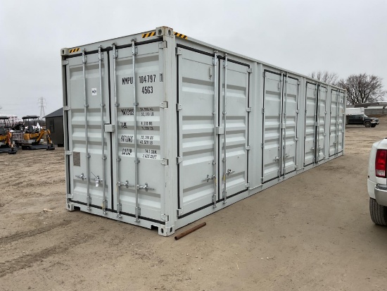 New 1 Trip High Cube Multi Door 40' Shipping Container, Container MMPU1047971