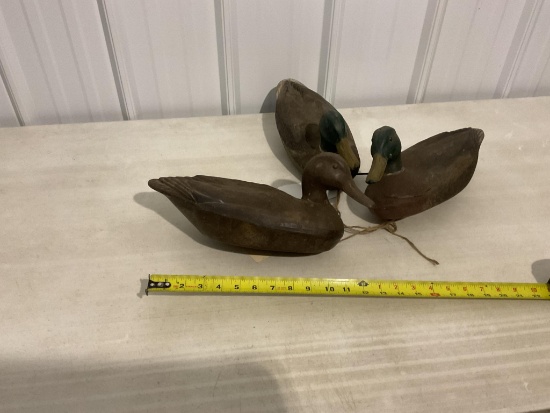 3 Herter's Mallard Duck Decoys