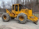 John Deere Model 540E Cable Skidder, Under 4000 Hours On Engine and Transmission, 3 New Tires,