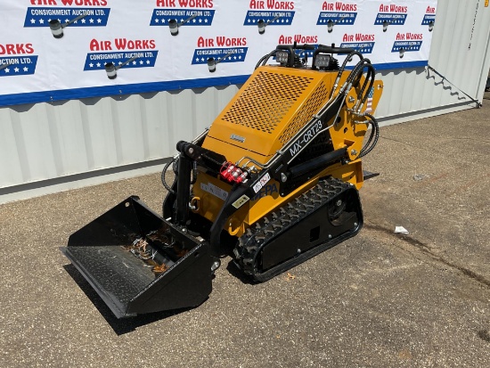 New Unused AGT Model MX-MRT14 Compact Track Loader, 15 Hp Gas Engine, Bucket, Aux. Hydraulics