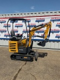 New Unused AGT Model MX12RX Mini Excavator, 13.5 Hp Gas Engine, Blade, Pilot Controls, Aux. Hyd.