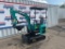 New Unused AGT Model MH12RX Mini Excavator, Bucket, Blade, Manual Thumb, 13.5 Hp Gas Engine