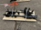 New Unused Miva Mini Excavator Auger Attachment Set, Hydraulic Auger With 8