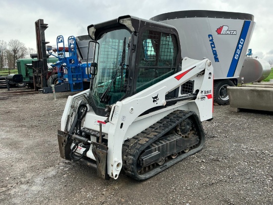 2015 Bobcat Model T450 Track Loader, 1,715 Hours, Cab, Heat/Ac, Located In Salem, Ohio