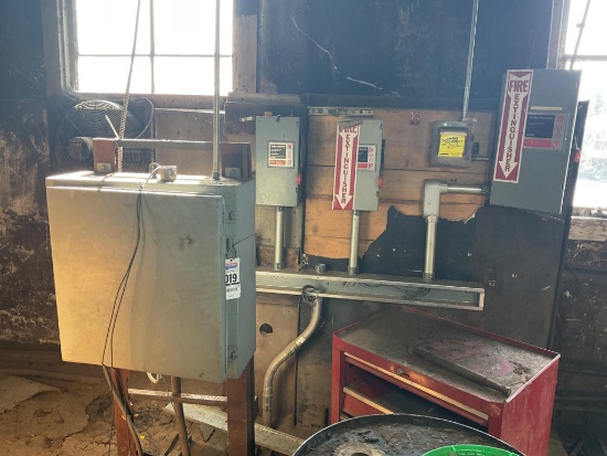 4 Control Panels and Breaker Boxes, Located In Heuvelton, Ny.