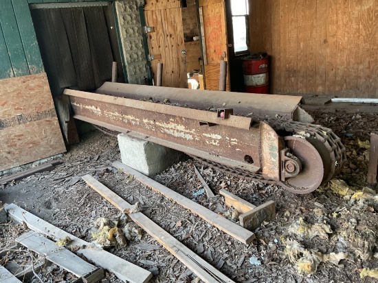 14"x 18' Chain Conveyor, 220/440 Volt 3 Phase, Located In Heuvelton, Ny.
