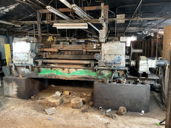 Veneer Lathe, 6' Long Capacity, 220/440 Volt 3 Phase and Hydraulic Powered, Located In Heuvelton, Ny