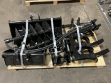 New Unused AGT Model 12EX-ATA Mini Excavator Attachment Set, 9 Pc. set