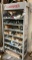 Storage Cabinet With Contents, Misc Screws And Bolts
