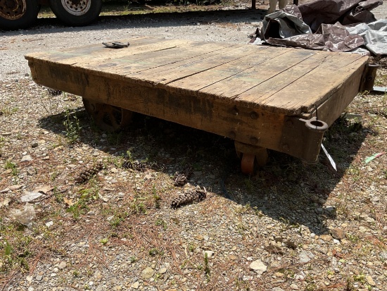 Steel Wheel Nutting Lumber Cart 36"x 60"