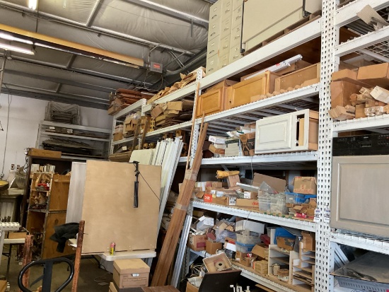 3 Section Interlake Pallet Rack With Tear Drop Decking, 12' High x 42" Deep
