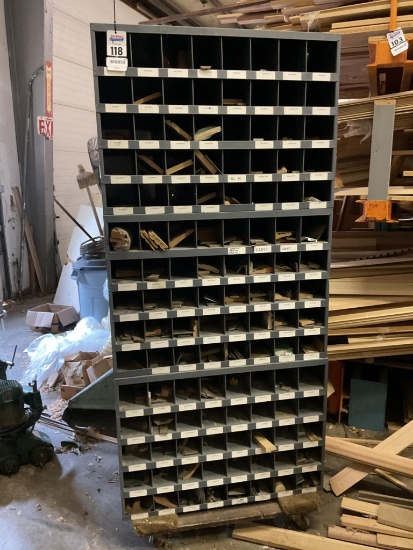 3 Cutter Knife Organizers On Cart With Knives