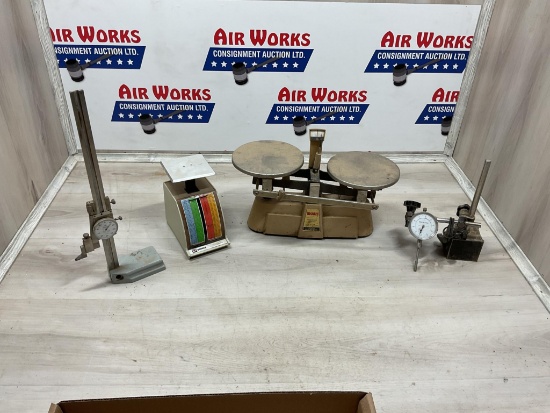 Box Lot Troy Ounce Scale, Postage Scale, Magnetic Micro Meters