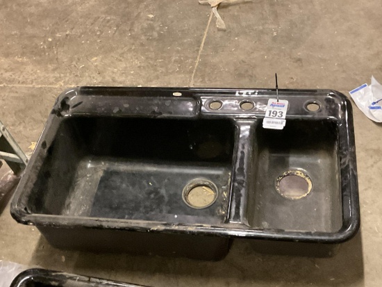 Kohler Porcelain Cast Iron Double Sink