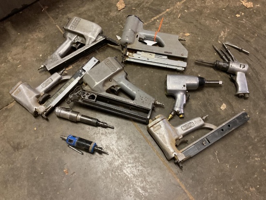 Pneumatic Tools, Senco and Paslode Staplers and Nailers, Impact, Die Grinder, Screw Driver