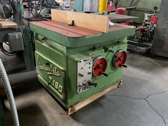 L'invincible T160 Tilt Spindle Shaper, Good Heavy Duty Shaper. Dalton, Ohio