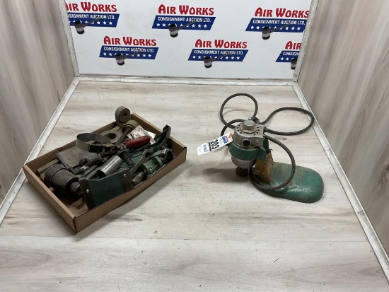 Box Lot, Foster Portable Jointer Blade Sharpener, Equipment Parts