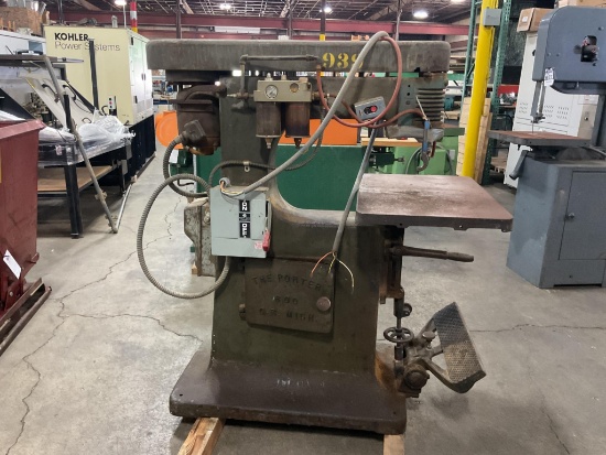 The Porter Model 600 Over Arm Pin Router. Dalton, Ohio