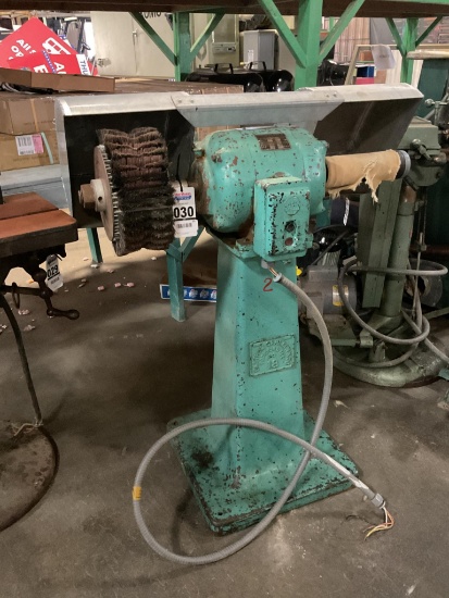 Ekstrom Carlson Model No.18 Pedestal Double Drum Sander. Dalton, Ohio