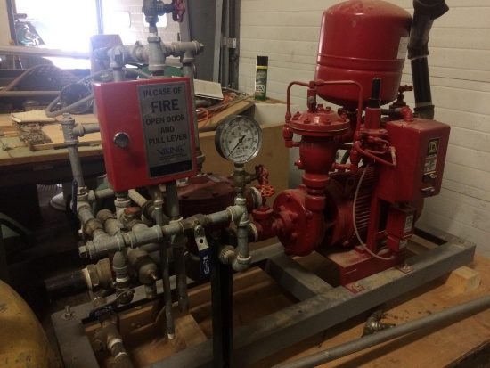 New Unused Viking Fire Sprinkle Water Pump System. Dalton, Ohio