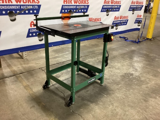New Unused General Excalibur Model GEN-40-200C-PHE Router Table With Fence and Router Lift, Phen