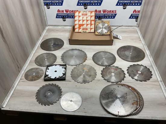 Box Lot Misc Saw Blades and Dado Sets
