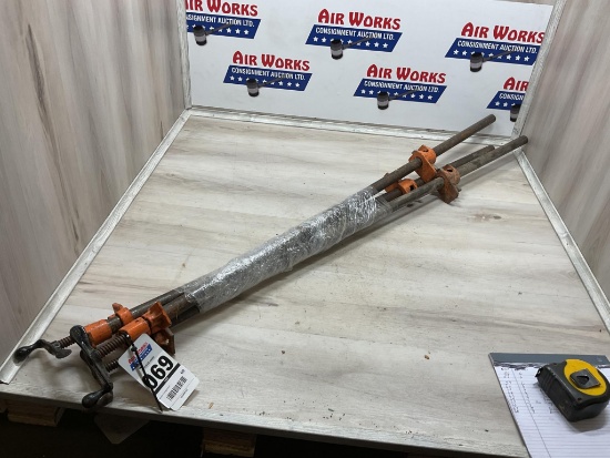 3 Pony 50" Pipe Clamps