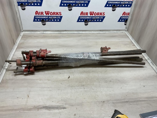 6 - 32" Pipe Clamps