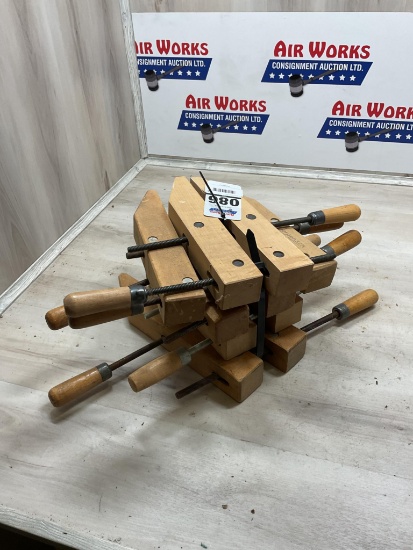 5 - 12" Champion Tool Wooden Clamps