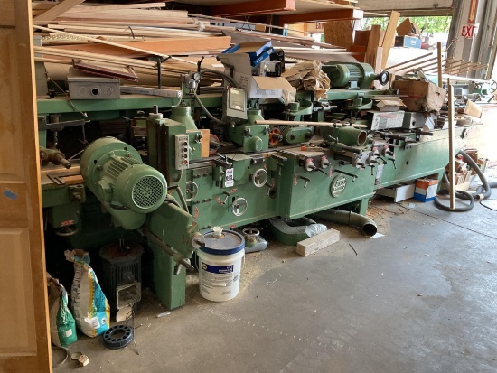 WEINIG UNIMAT PFA 17N 7 Spindle Molder, 3 Phase, In Working Condition When Taken Out of Production