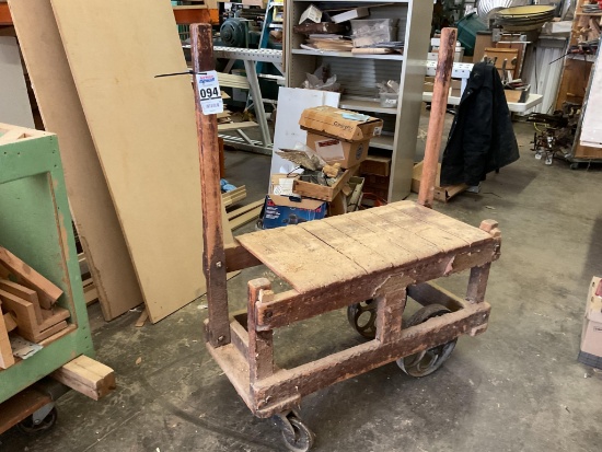 Wooden Cart, 18"x 42"