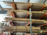Trim and Molding On The Fourth Tier Of Rack, Up to 16' Long and Various Wood Species