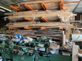 Trim and Molding On The Third Tier Of Rack, Up to 16' Long and Various Wood Species