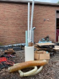 Barrel Of Misc. Pipe And Flex pipe