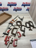 Box Lot C clamps and Small Bar Clamps